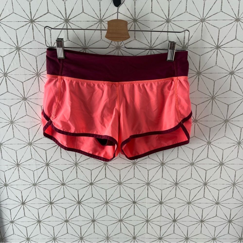 Lululemon Speed Short Pink Maroon 2.5”